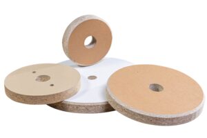 Particle Board Plugs and Endcaps